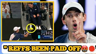 UNEXPECTED!😱🛑 ALEX DE MINAUR LEFT STUNT AFTER REFS CONTROVERSIAL DECISION THAT COST HIM THE MATCH 😱