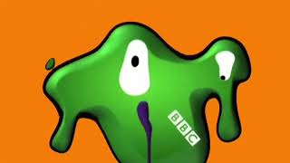 CBBC 2002-2005 ident - Splat on Orange Screen
