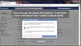 How to set your Trusted Contacts on Facebook