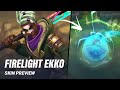 Firelight Ekko Skin Preview - Wild Rift