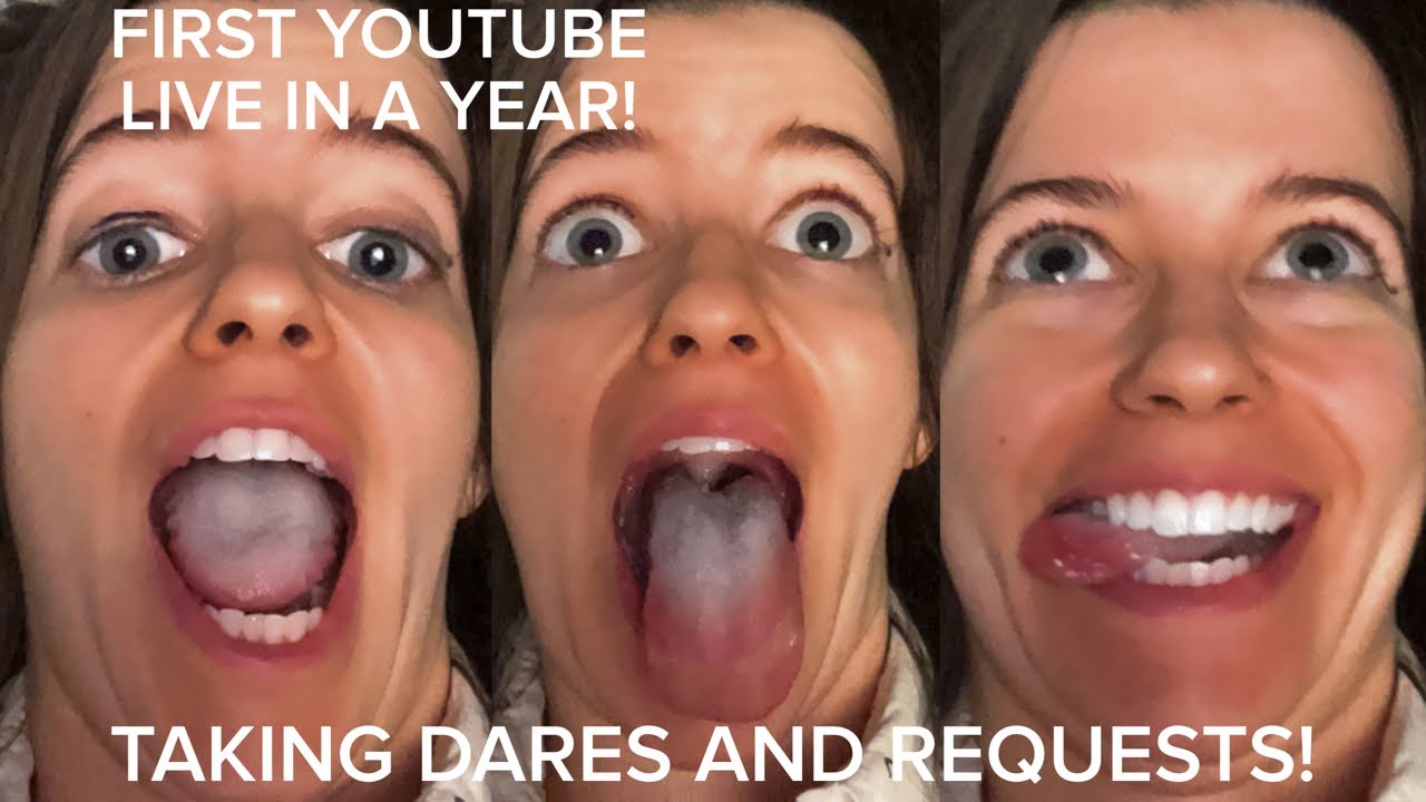 First Live In A Year Candy K Taking Dares Youtube