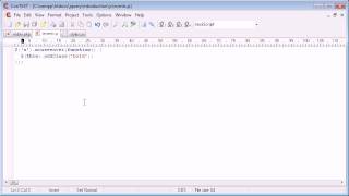 jQuery Tutorial - 42 - Bind