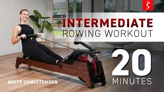 Intermediate Rowing - SPRINT INTERVALS | 20 Minutes
