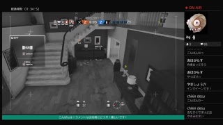 [R6S]フレンドに止められた、イケボ配信。頑張るお。1時間だけ#9[概要欄見てね]