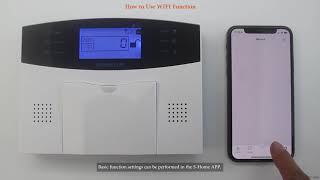 HOMSECUR YA05 GSM Wireless Alarm System (WIFI Version) - HOW TO QUICK GUIDE