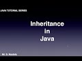 Inheritance in Java programming