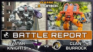 Classic BattleTech is BACK | Clan Burrock vs Avatar Knights | Post-Battle of Tukayyid Era