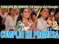 La Mejor Primera Dama del Mundo Gabriela de Bukele Cumple su Promesa