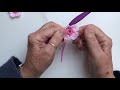 CHERRY BLOSSOM BLANKET 4: Making and Attaching the Little Flowers