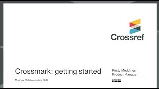 Crossmark How to Webinar