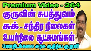 1417 - SUBATHUVA OF JUPITER+VENUS+MOON-TRAI-264 குரு +சுக்கிரன்+சந்திரன் -சுபத்துவம்#adityaguruji