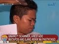 UB: Umano'y scammer, arestado sa QC matapos ang ilang araw na pagtatago