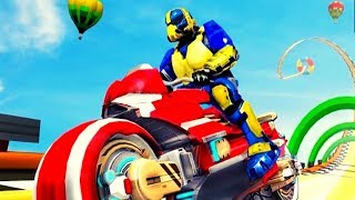 Light Bike Mega Ramp Stunts Android Gameplay