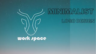minimalist  logo design illustrator cc 2020
