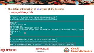 Using Shell Scripts to Validate the RMAN Backupsets, and periodically Testing by Quanwen Zhao
