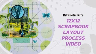 12x12 Scrapbooking Process Layout - Look