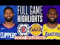 Los Angeles Clippers Vs Los Angeles Lakers FULL GAME Highlights Nov 21,2024 NBA Season 2024-25