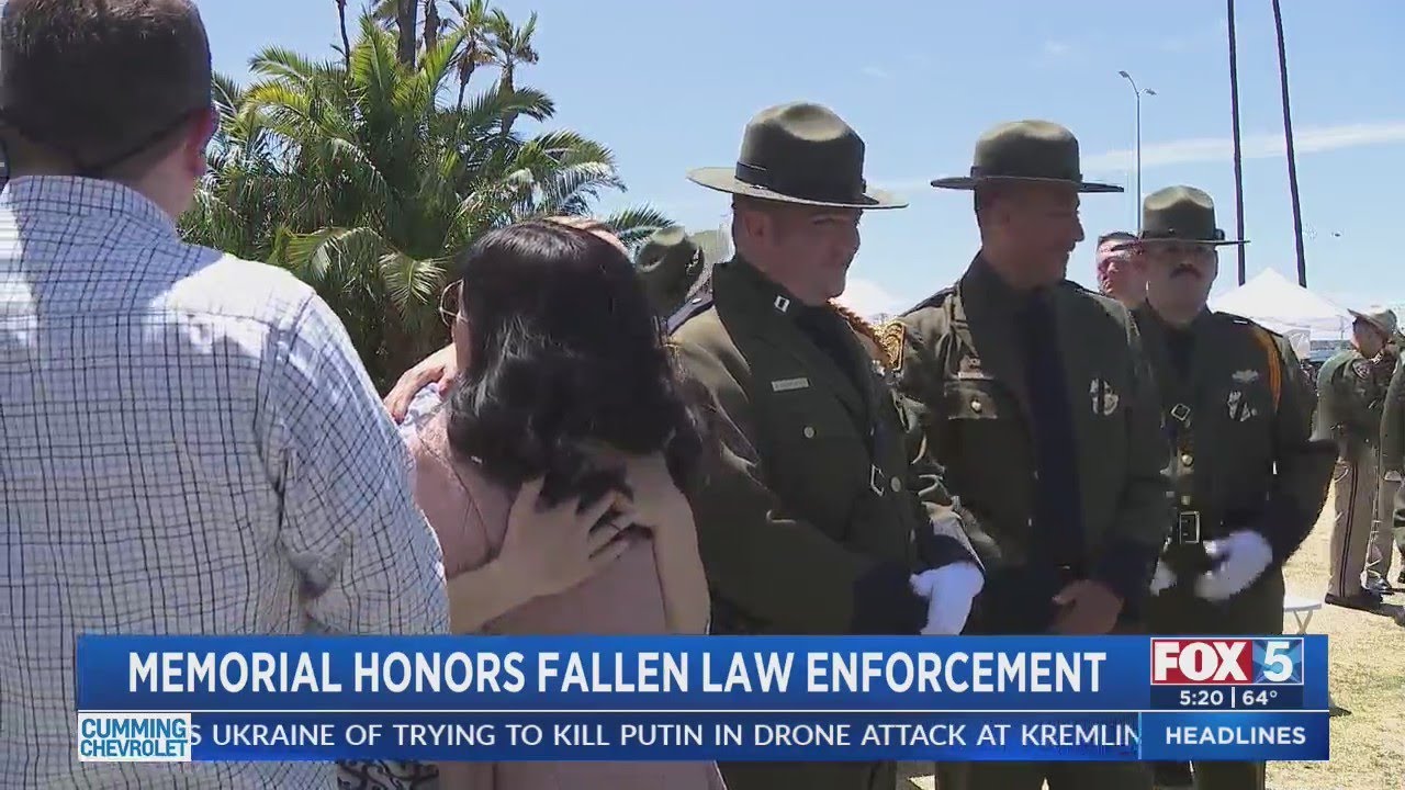 Memorial Honors Fallen Law Enforcement Youtube