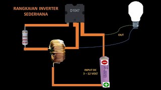 RANGKAIAN INVERTER SEDERHANA