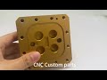 high precision oem cnc machined brass valve products