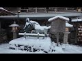 【京都の絶景】雪景色の貴船神社 snowy kyoto walking 京都 kyoto travel