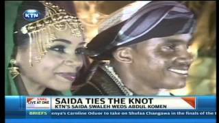 Saida ties the knot