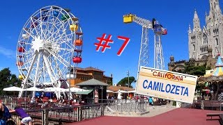 #7 Kalifornia - Barcelona, kolejka linowa Montjuic, wzgórze Tibidabo i Pedrera