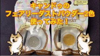 キャンドゥのフェアリーダストパウダー2色、使ってみた！