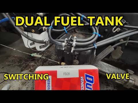 How does a fuel tank selector valve work?