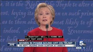 Women in power sound off on Trump