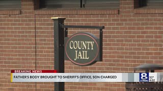 Father’s body brought to Livingston County Sheriff’s Office, son charged