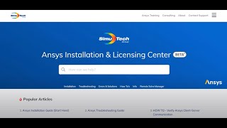 Ansys Installation and Licensing Center