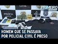 Com réplica de arma e munição, falso policial é preso em São Paulo | Primeiro Impacto (05/06/23)