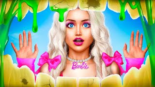 Barbie Beauty Transformation With Gadgets and Hacks! Nerd Makeover!