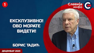 INTERVJU: Boris Tadić - Ekskluzivno! Ovo morate videti! (16.12.2023)
