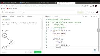 94. Binary Tree Inorder Traversal || LeetCode || Python