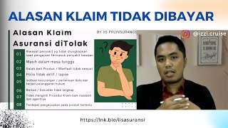 ALASAN KLAIM ASURANSI DITOLAK