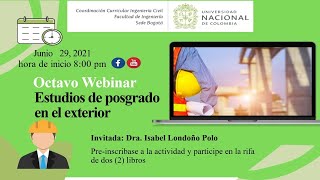 Octavo Webinar Coordinación Curricular - Estudios de Posgrado en el Exterior