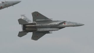 小松基地航空祭2015 F-15機動飛行(小松基地 2015年9月21日)