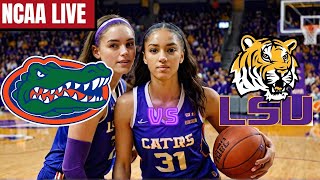 LSU   VS   Florida in LIVE NCAA Women's Basketball Action 2025!