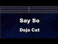 Practice Karaoke♬ Say So - Doja Cat 【With Guide Melody】 Instrumental, Lyric, BGM