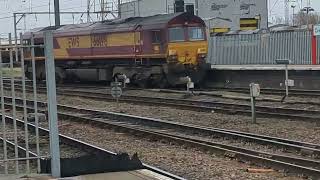 66198 Leaving Crewe Station (Cheshire) Thursday 22.02.2024