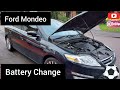 How to change the battery of Ford Mondeo 2013 model| Ford Mondeo car repair | Battery change of car