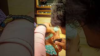 Ima's (Srishti) ear piercing/ ഇമ മോൾടെ കാത് കുത്ത് (kaathu kuthu)@dailydoseofspicesbypriyanka