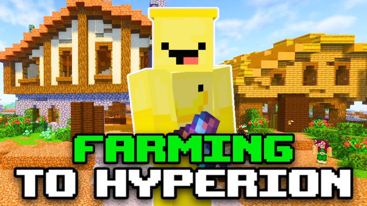 Farming From Nothing To A Hyperion Hypixel Skyblock Youtube