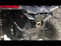 Can am x3 HMF muffler delete