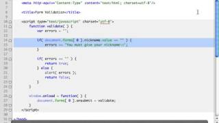 JS13 Form Validation
