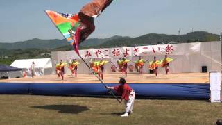 2014みやこ姫よさこい祭り「紀楽蝶」