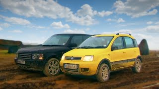 Fiat Panda 4x4 vs Range Rover - Fifth Gear
