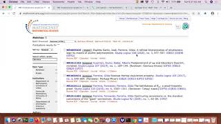 How to: Conduct a Journal Search in MathSciNet